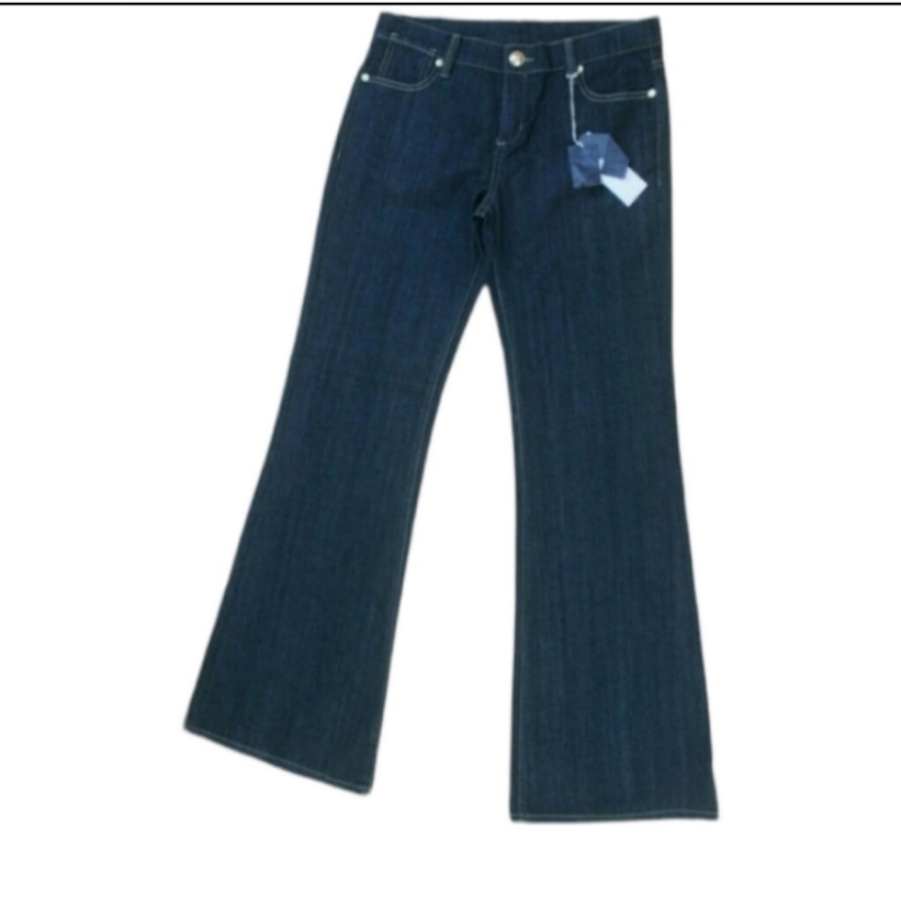 NWT BCBG MaxAzria Tanya wide leg denim jeans 29